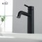 Kibi Circular Single Handle Bathroom Vessel Sink Faucet KBF1009MB - alternate 5